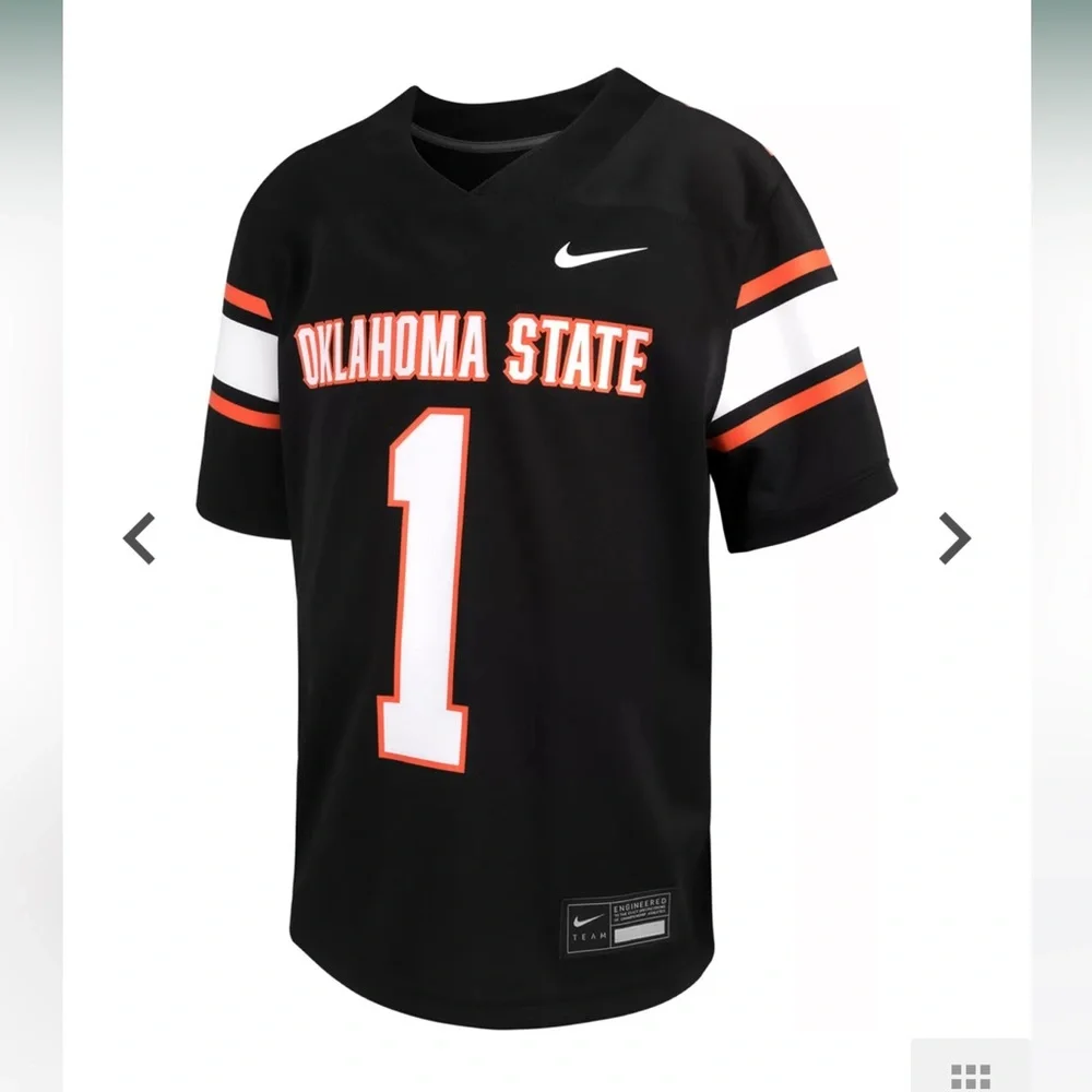 Nike Youth Oklahoma State Cowboys Black Football Jersey Size Small